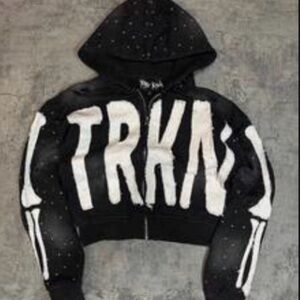 Black and White TRKN Hoodie